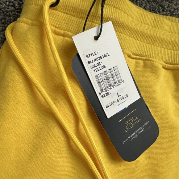 Pro Standard NBA Los Angeles Lakers Logo Sweat Pants Mens Size M BLL452614-YEL - Picture 5 of 7